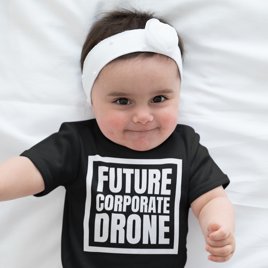 Future Corporate Drone - Baby short sleeve one piece